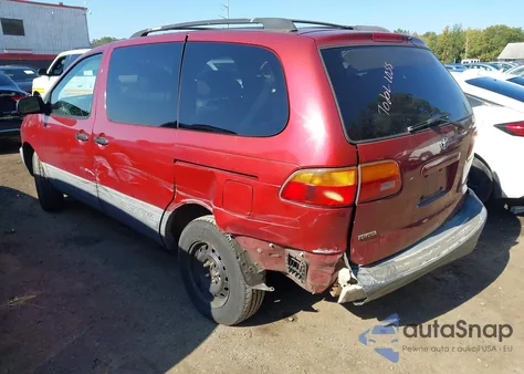 1998 Toyota Sienna Le из США, поврежденный, VIN 4T3ZF13C0WU026944